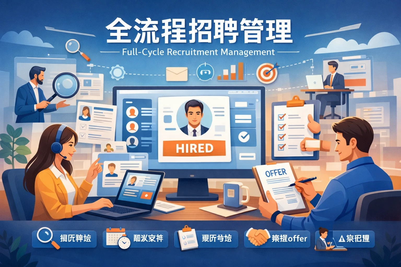 全流程招聘管理