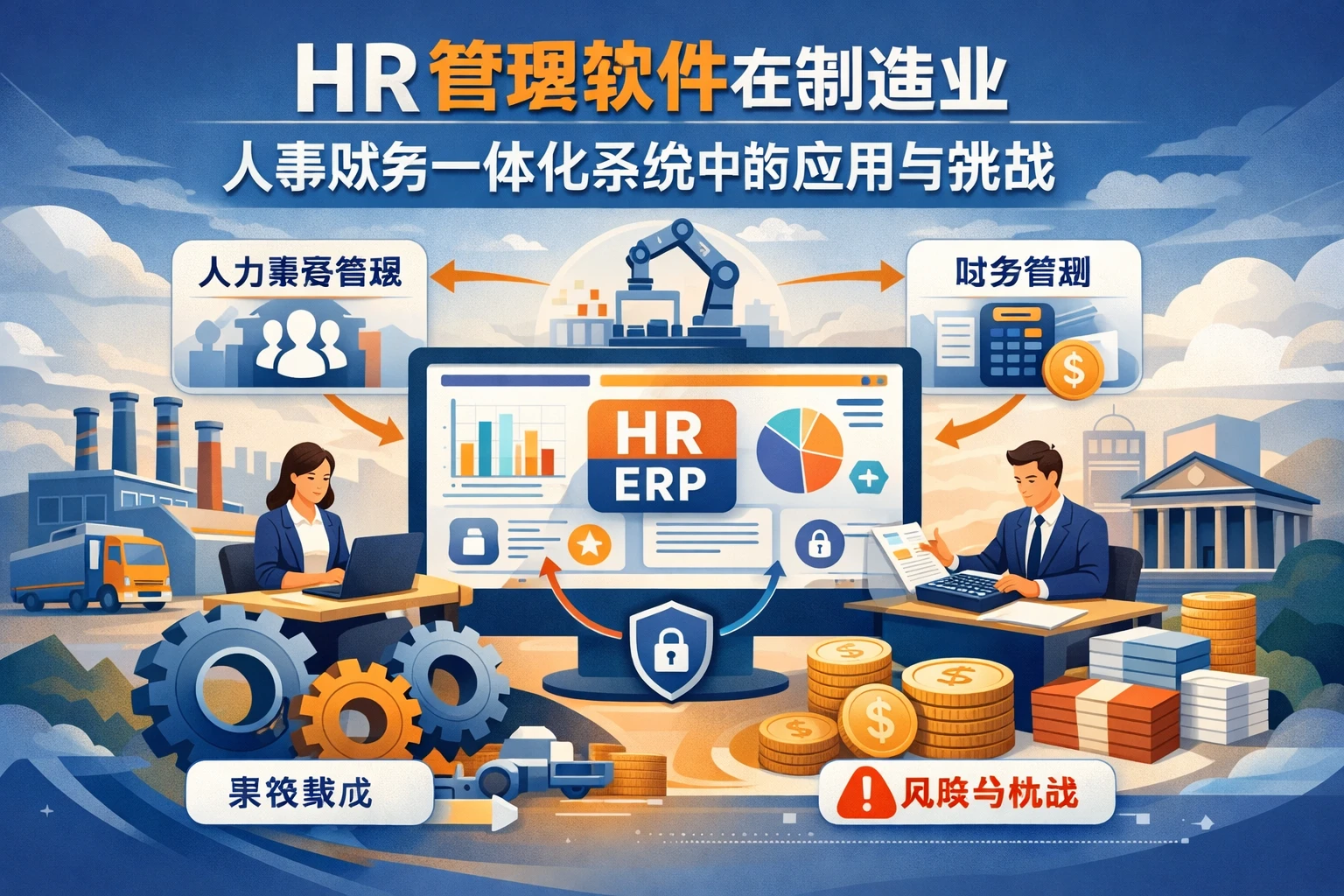 HR管理软件在制造业人事财务一体化系统中的应用与挑战