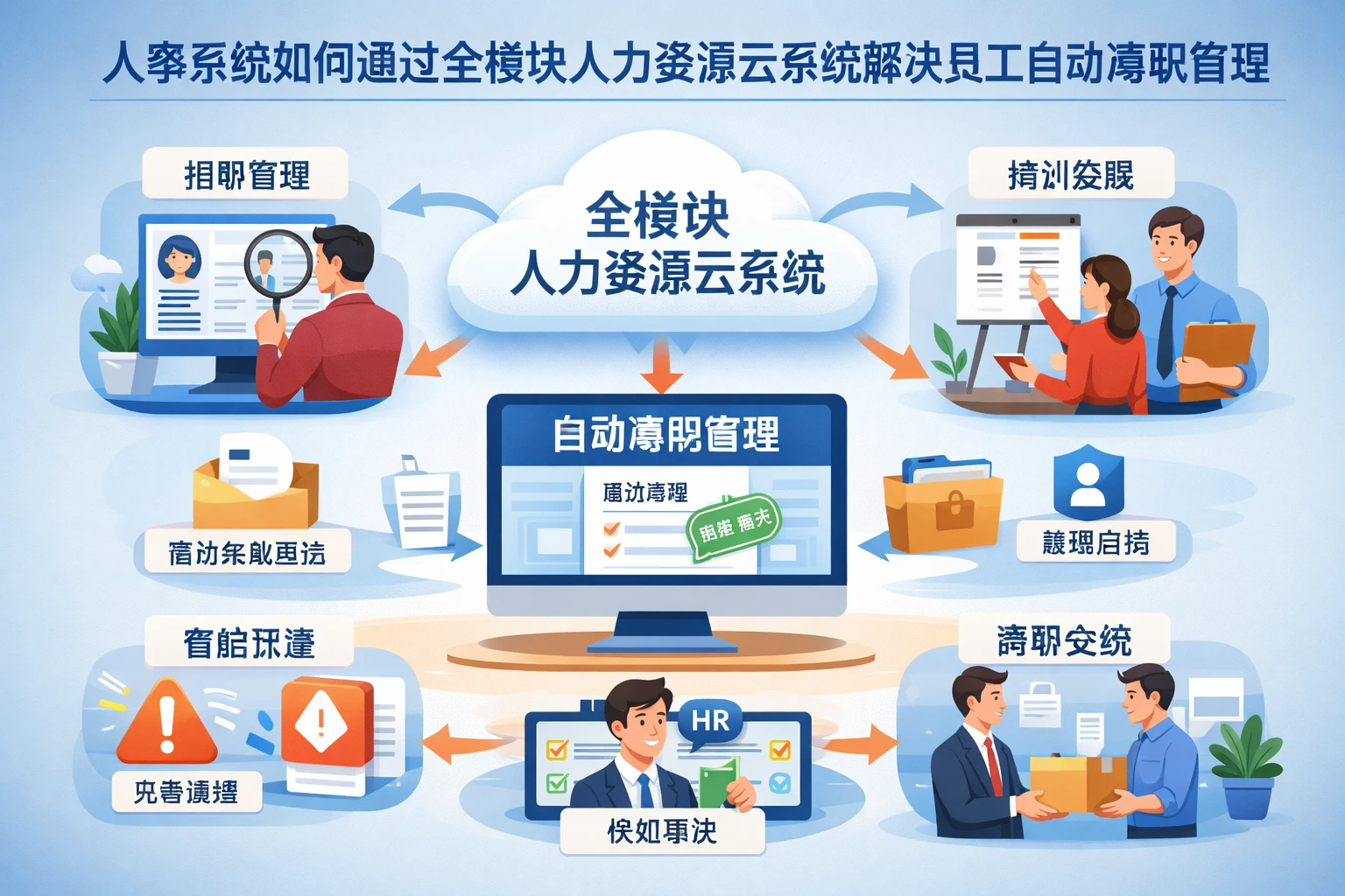 人事系统如何通过全模块人力资源云系统解决员工自动离职管理难题