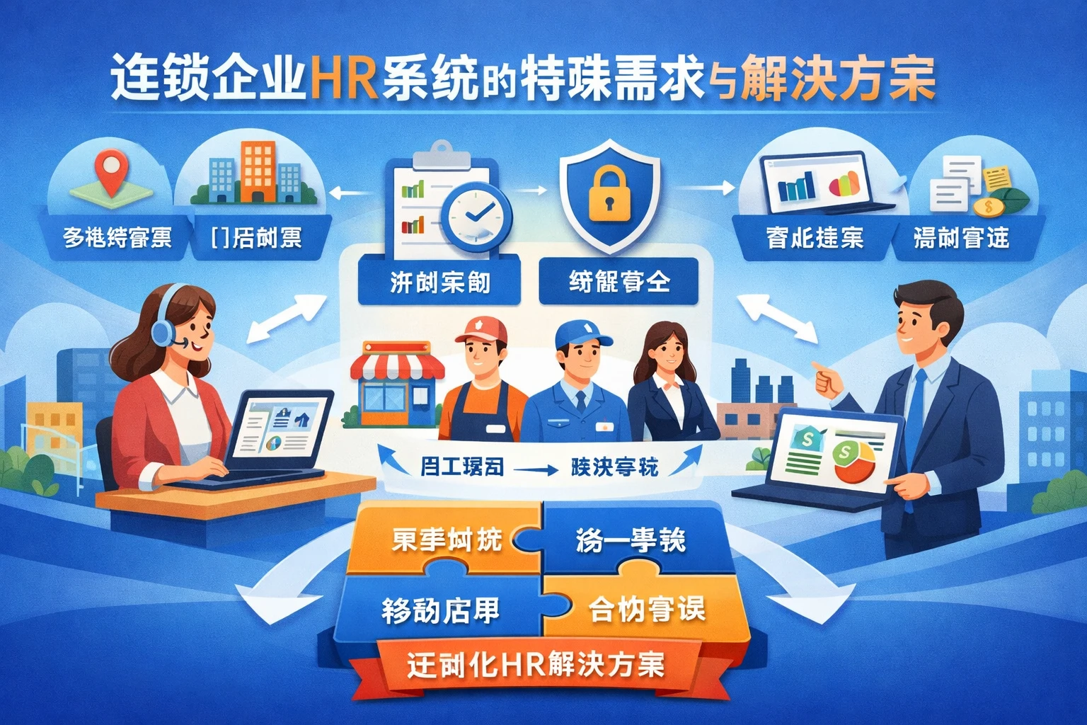 连锁企业HR系统的特殊需求与解决方案