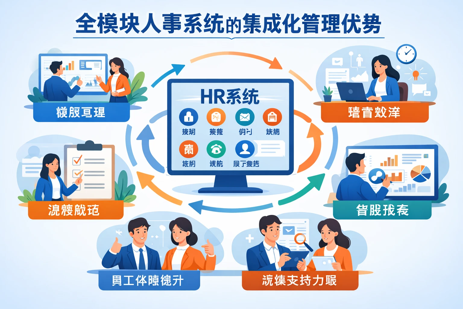 全模块人事系统的集成化管理优势