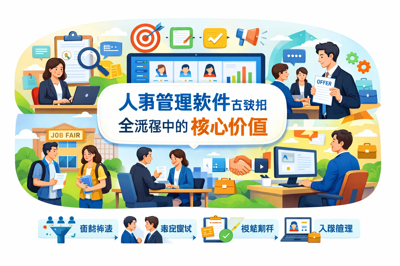 人事管理软件在校招全流程中的核心价值