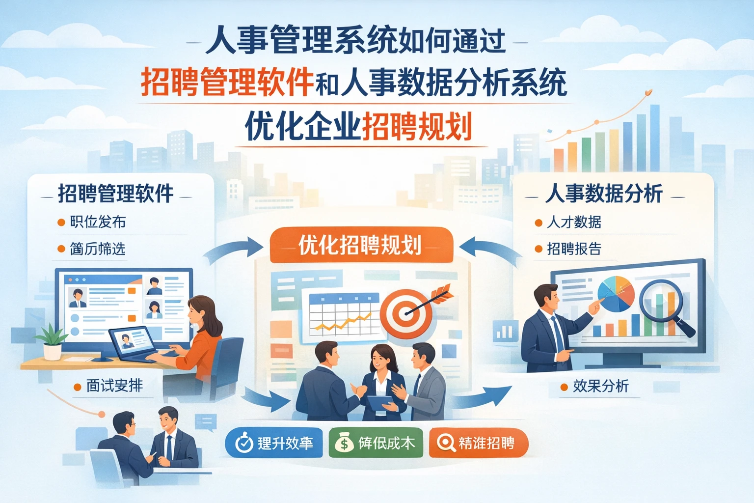人事管理系统如何通过招聘管理软件和人事数据分析系统优化企业招聘规划