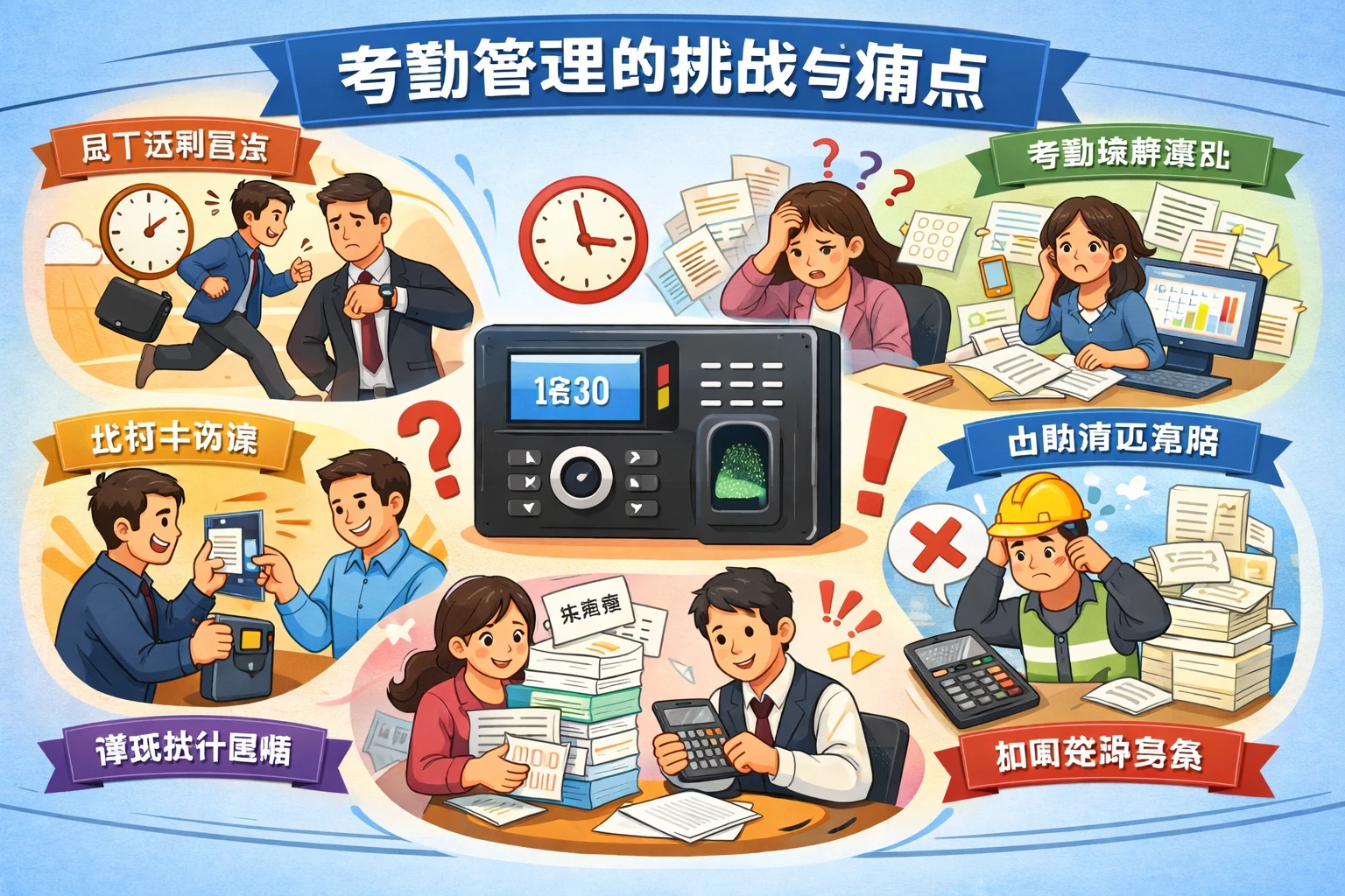 考勤管理的挑战与痛点