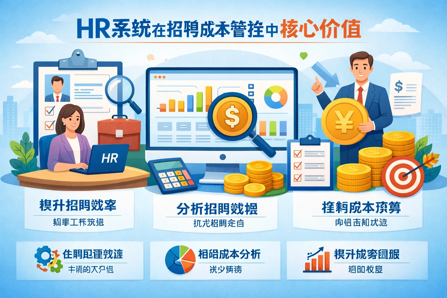 HR系统在招聘成本管控中的核心价值