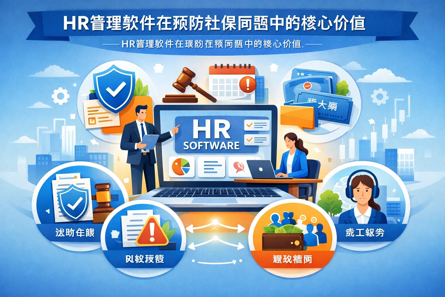 HR管理软件在预防社保问题中的核心价值