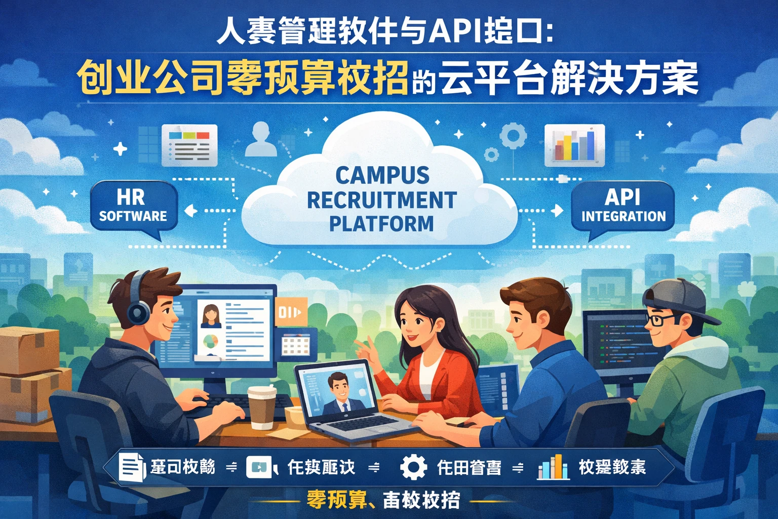 人事管理软件与API接口：创业公司零预算校招的云平台解决方案