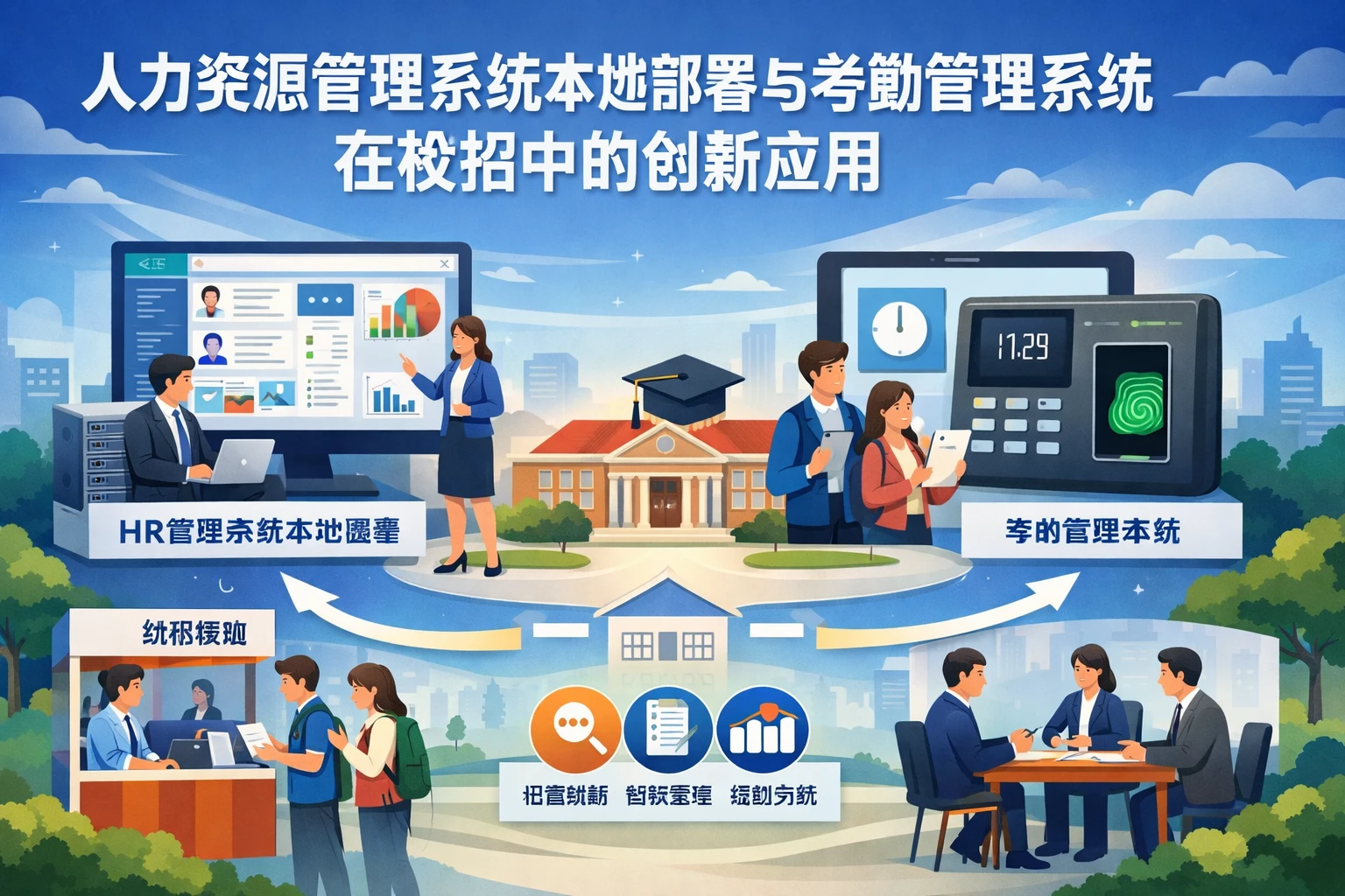 人力资源管理系统本地部署与考勤管理系统在校招中的创新应用