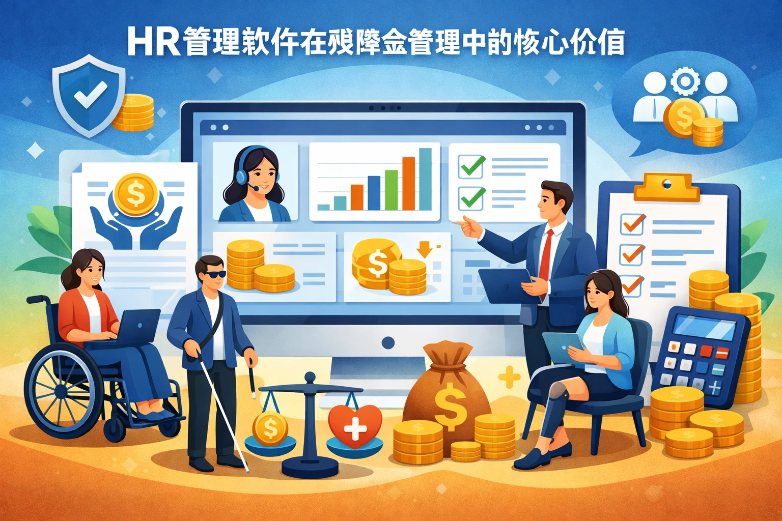 HR管理软件在残障金管理中的核心价值