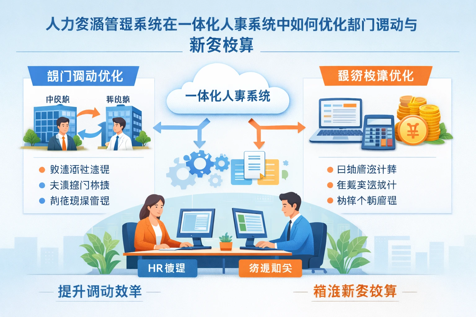 人力资源管理系统在一体化人事系统中如何优化部门调动与薪资核算