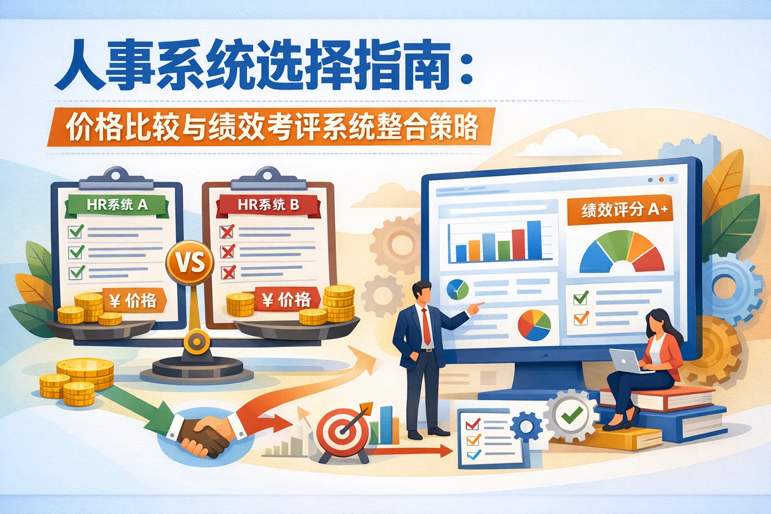 人事系统选择指南：价格比较与绩效考评系统整合策略