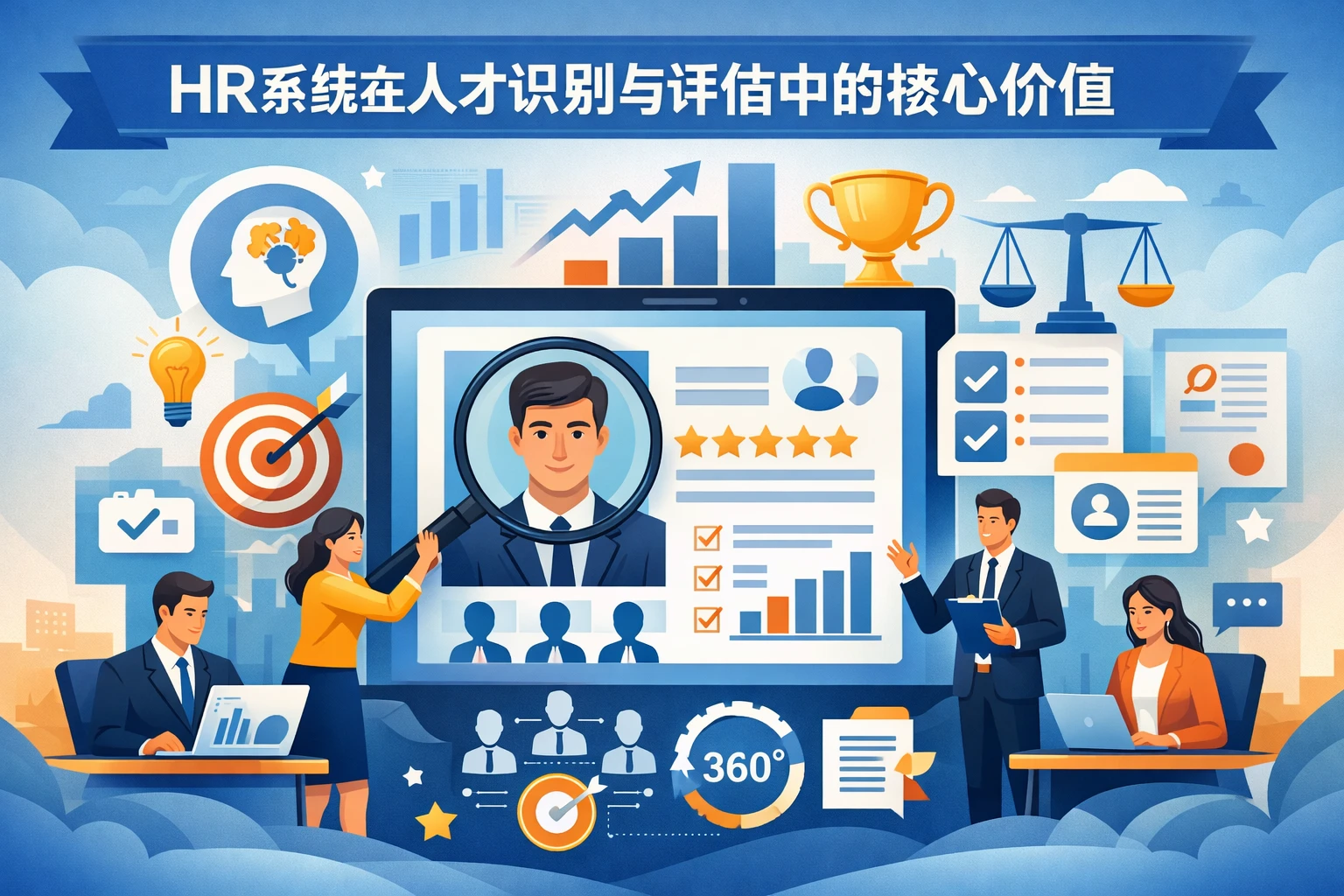 HR系统在人才识别与评估中的核心价值
