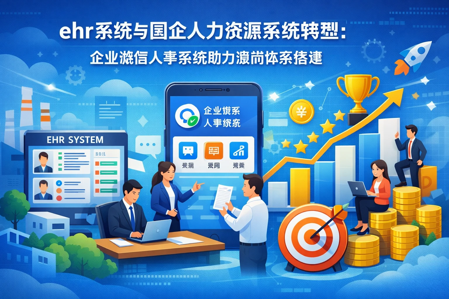 ehr系统与国企人力资源系统转型:企业微信人事系统助力激励体系搭建