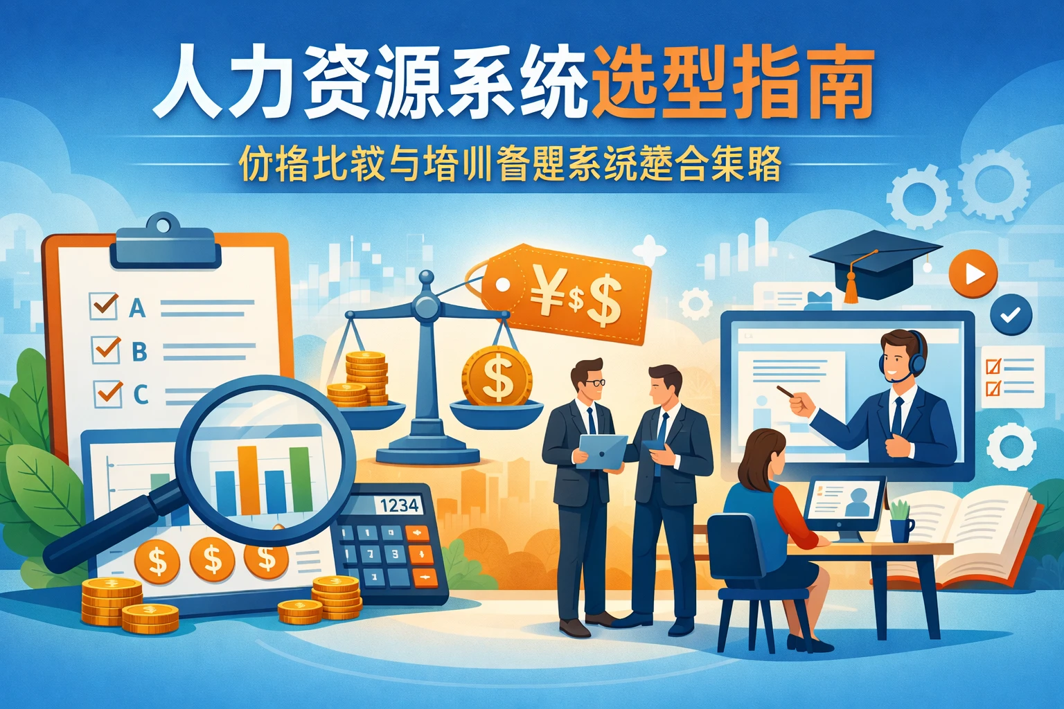人力资源系统选型指南：价格比较与培训管理系统整合策略