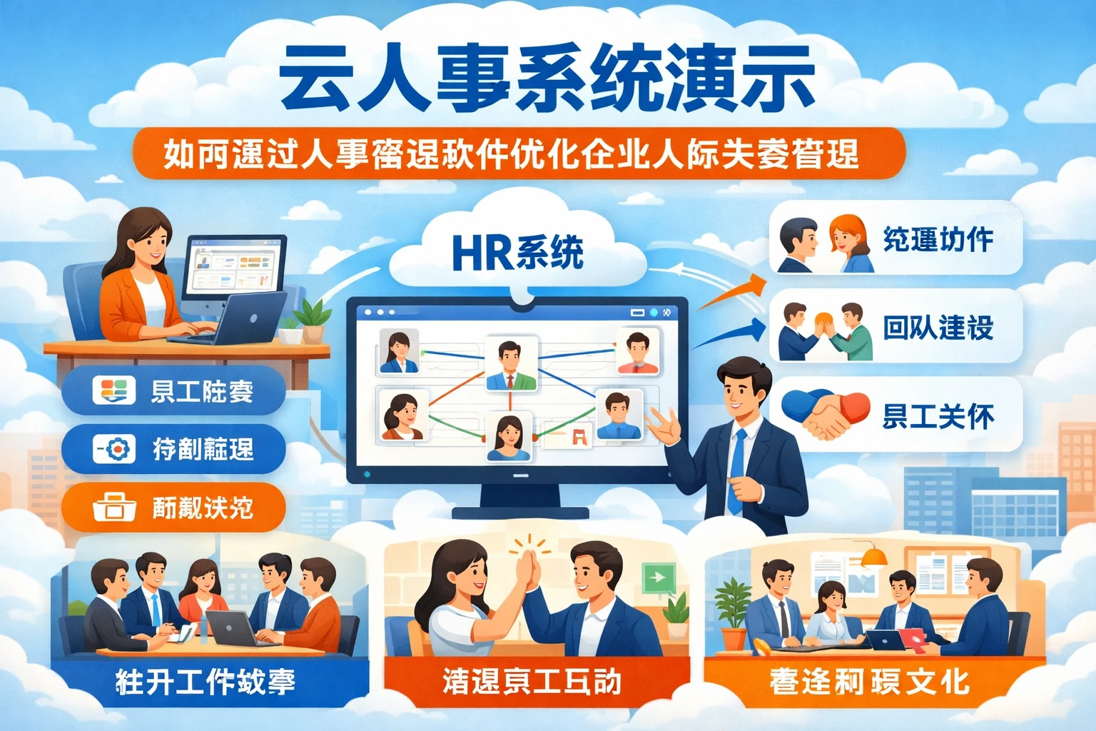 云人事系统演示：如何通过人事管理软件优化企业人际关系管理