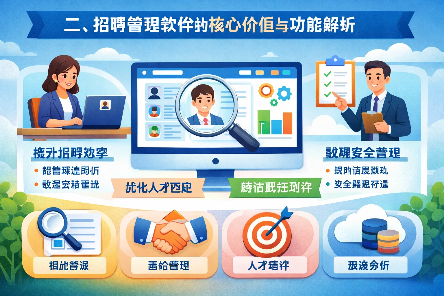 二、招聘管理软件的核心价值与功能解析