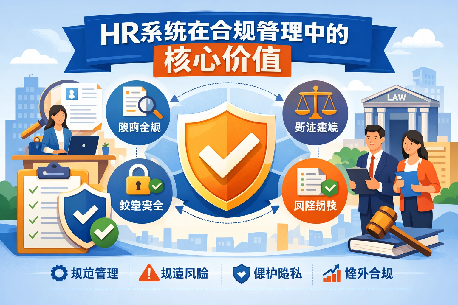 HR系统在合规管理中的核心价值