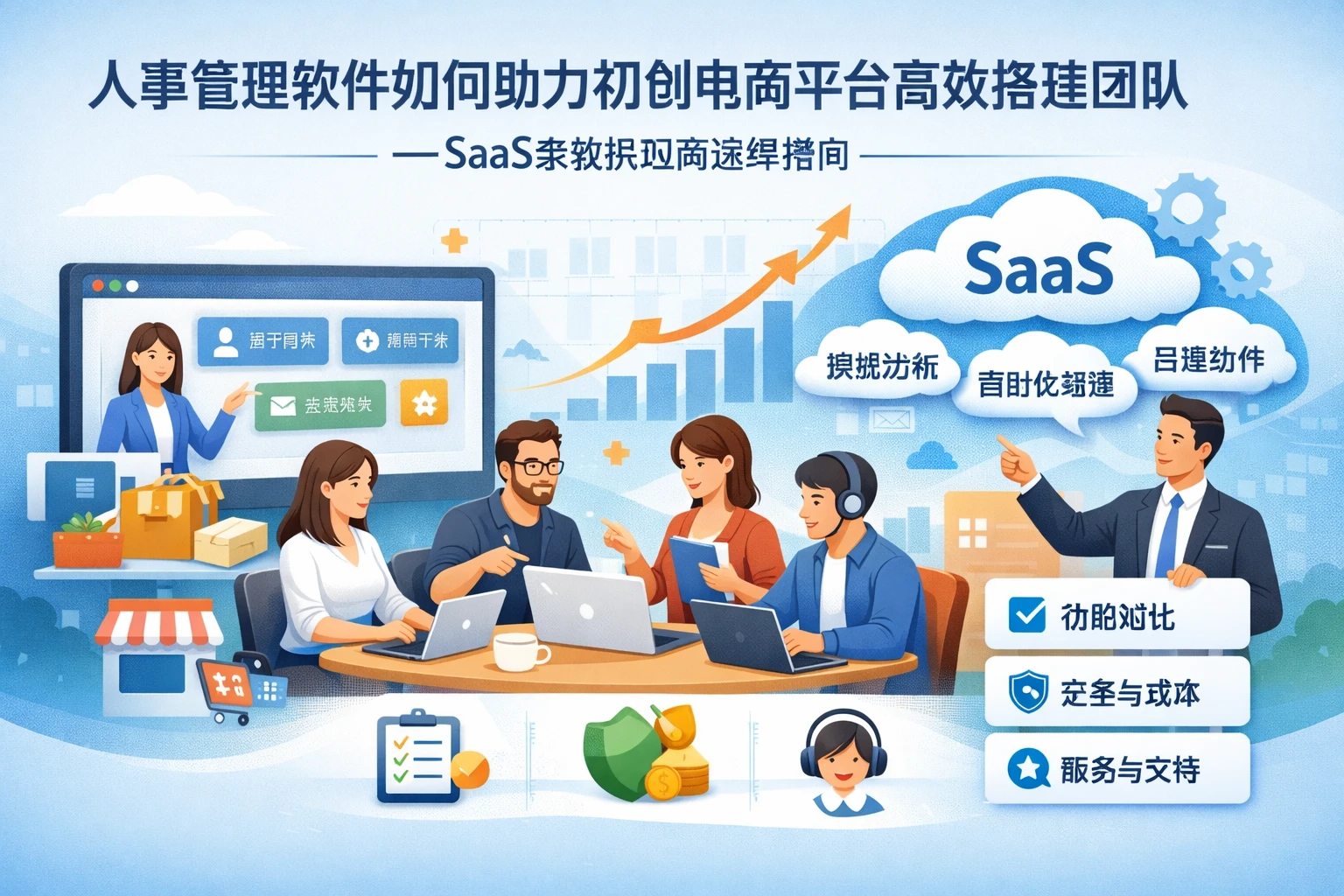 人事管理软件如何助力初创电商平台高效搭建团队——SaaS系统供应商选择指南