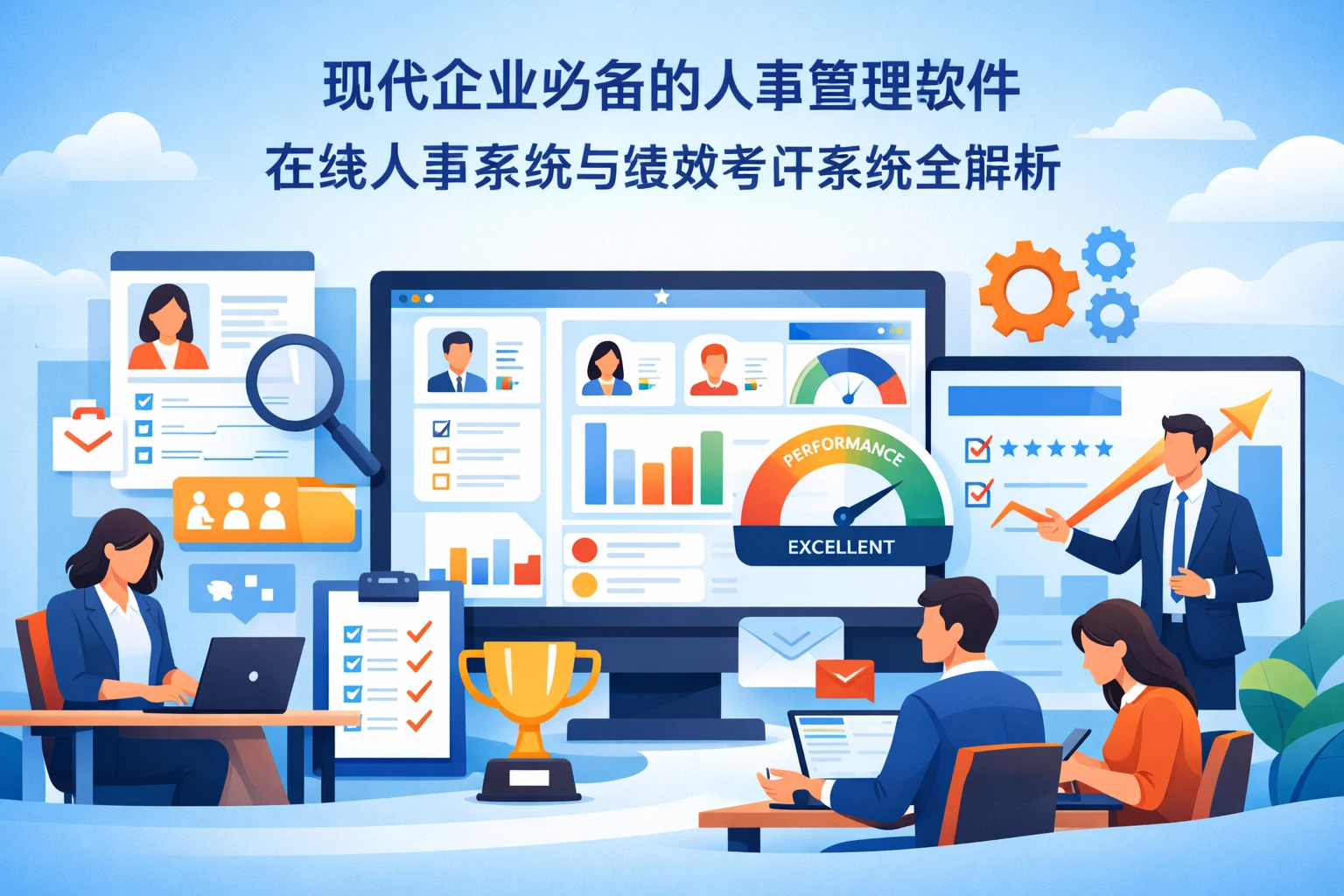 现代企业必备的人事管理软件、在线人事系统与绩效考评系统全解析