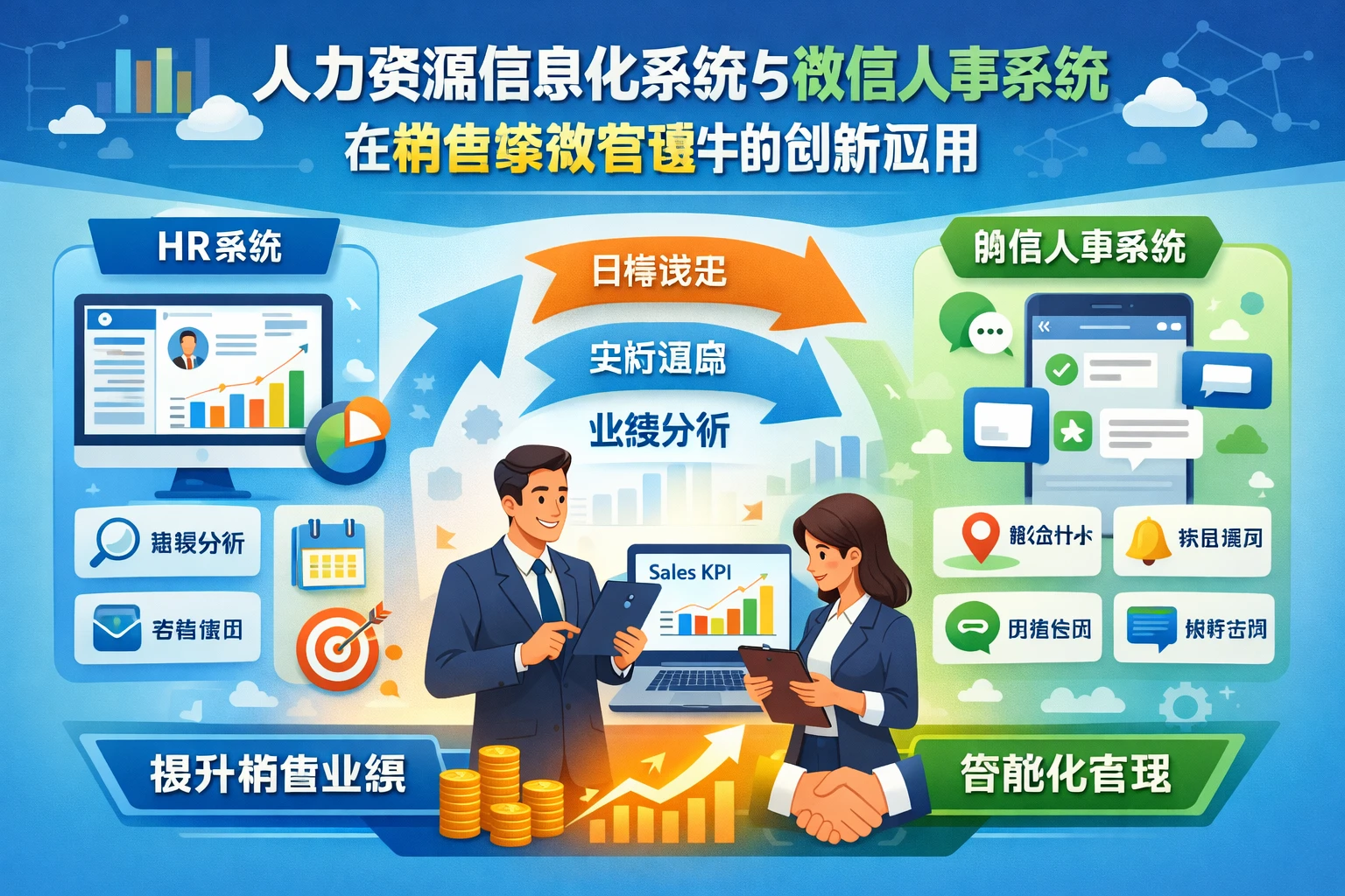 人力资源信息化系统与微信人事系统在销售绩效管理中的创新应用