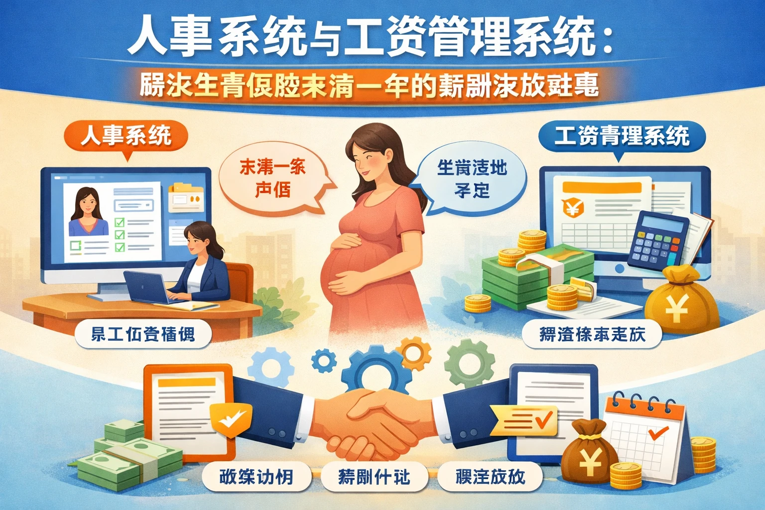 人事系统与工资管理系统：解决生育保险未满一年的薪酬发放难题
