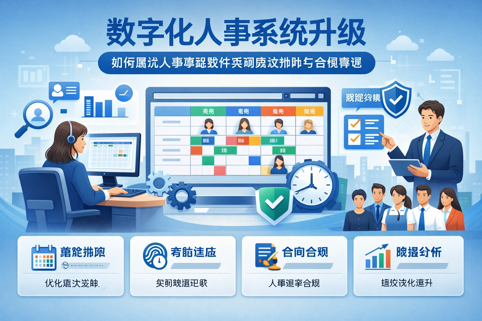 数字化人事系统升级：如何通过人事管理软件实现高效排班与合规管理