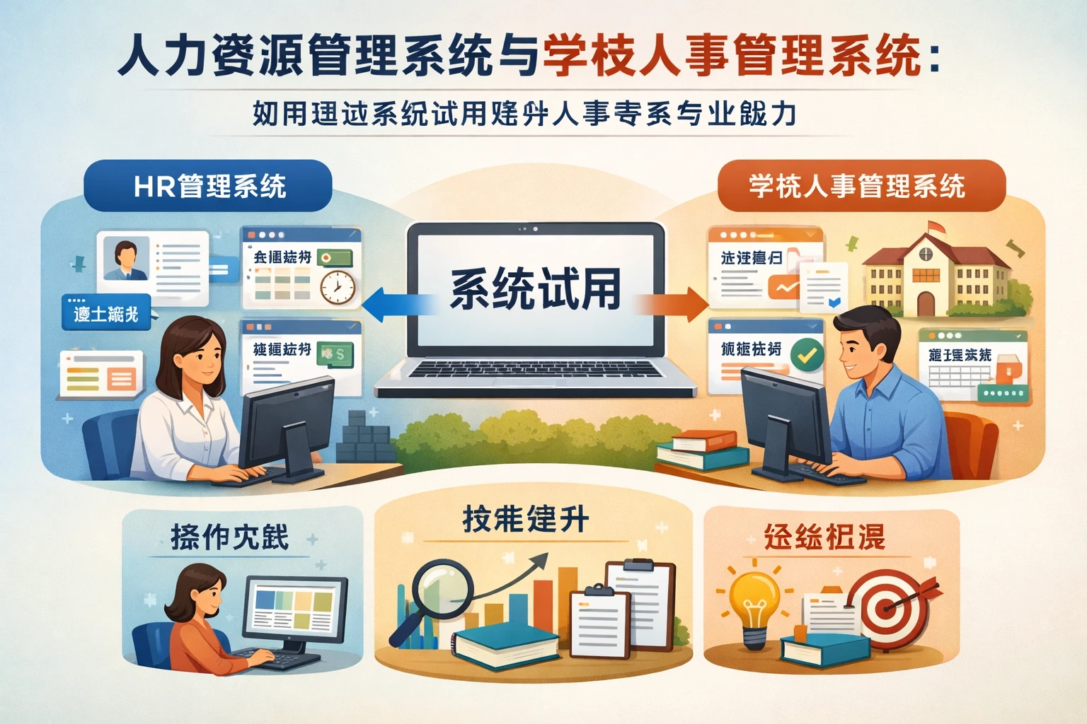 人力资源管理系统与学校人事管理系统：如何通过系统试用提升人事专员专业能力