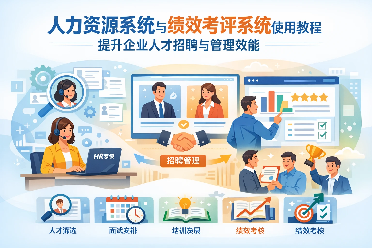 人力资源系统与绩效考评系统使用教程：提升企业人才招聘与管理效能