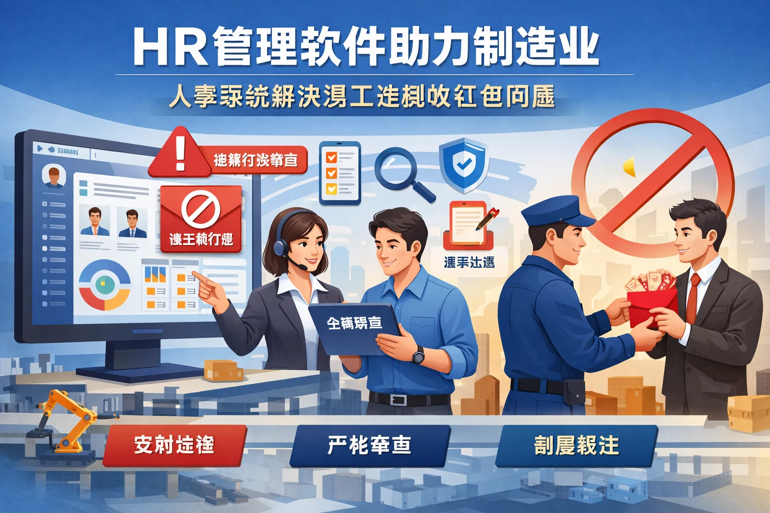HR管理软件助力制造业人事系统解决员工违规收红包问题