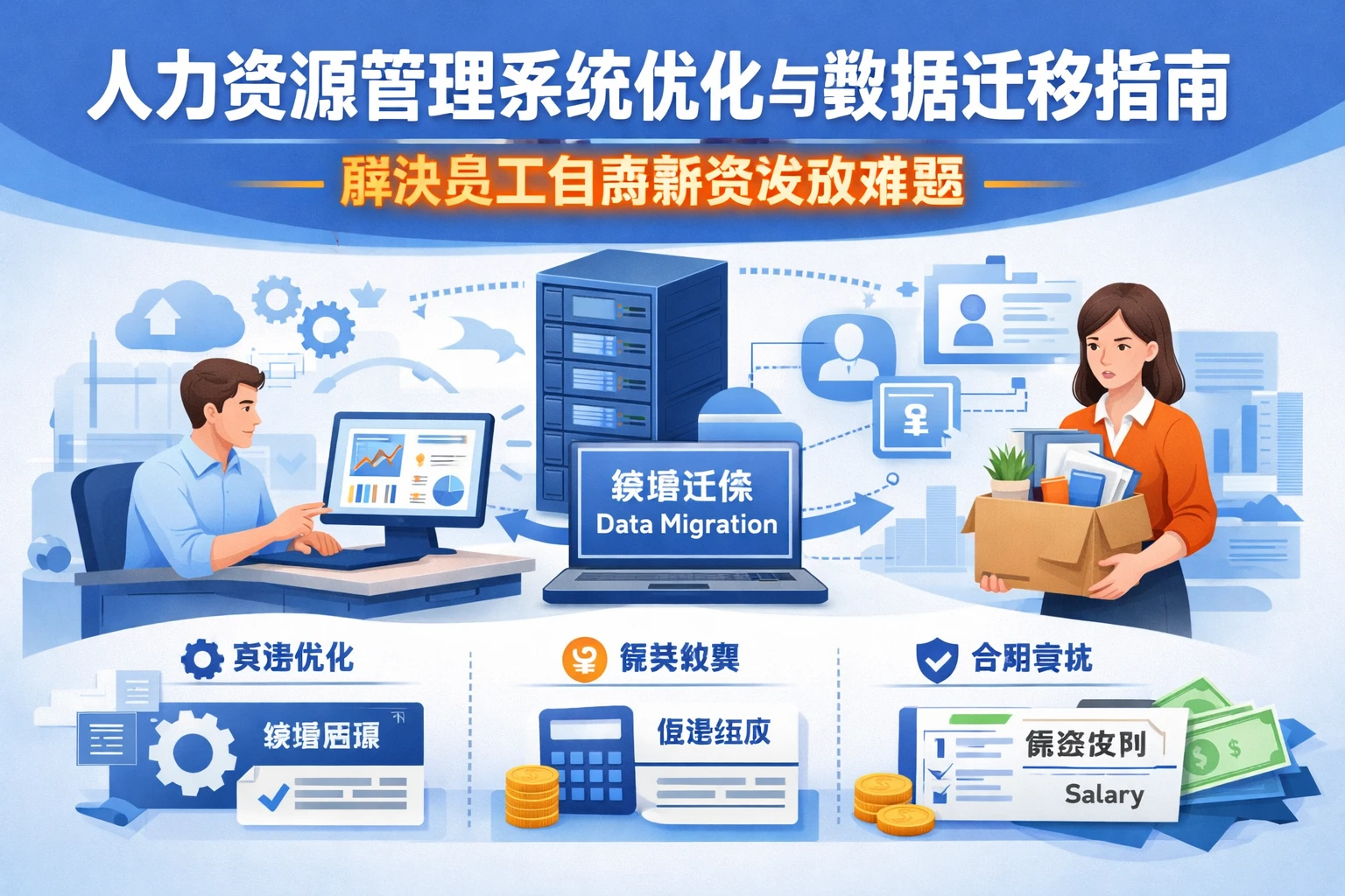 人力资源管理系统优化与数据迁移指南：解决员工自离薪资发放难题