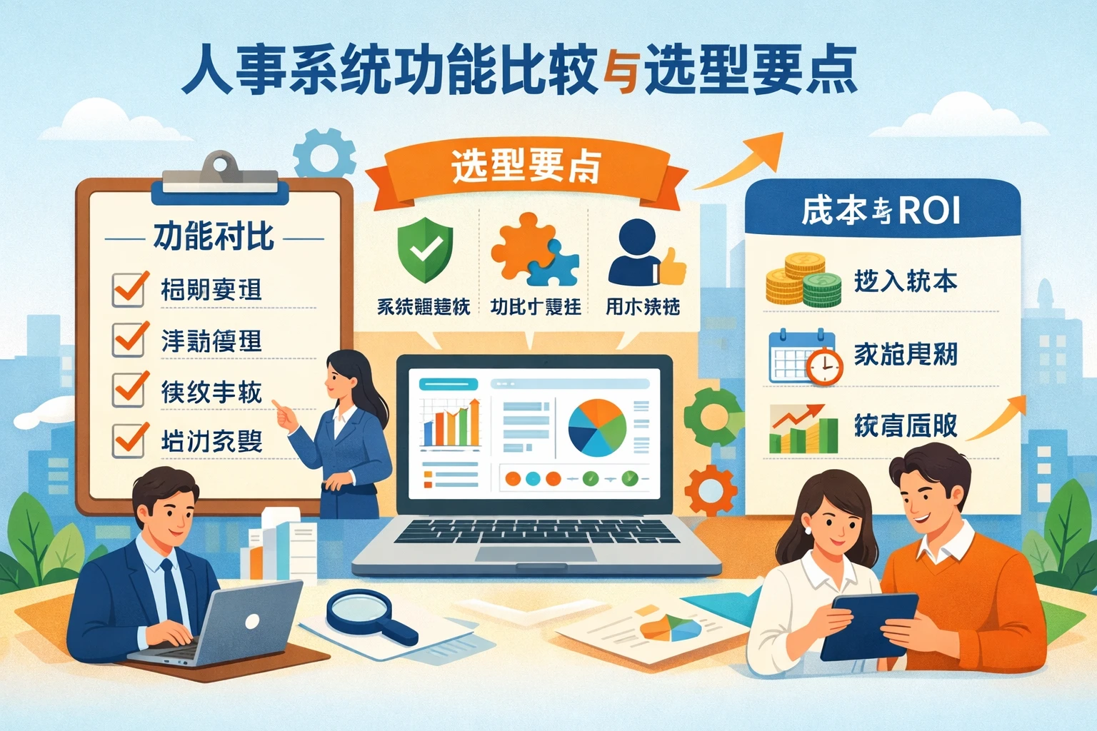 人事系统功能比较与选型要点