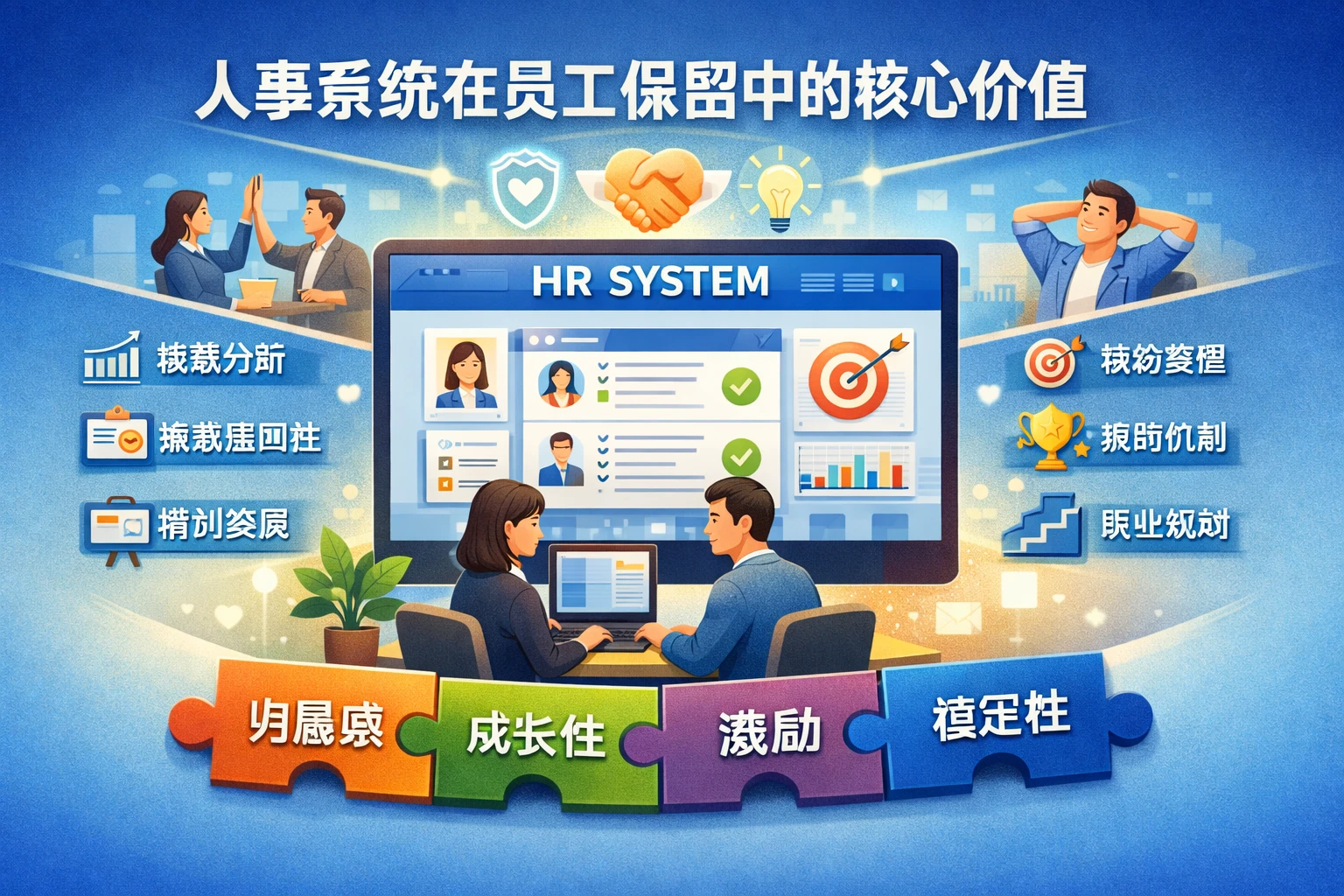 人事系统在员工保留中的核心价值