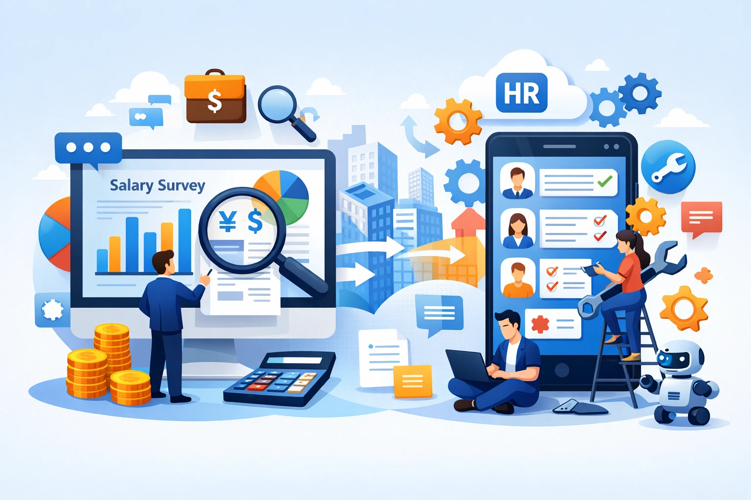 人力资源信息化系统助力企业薪酬调查与移动人事系统维护