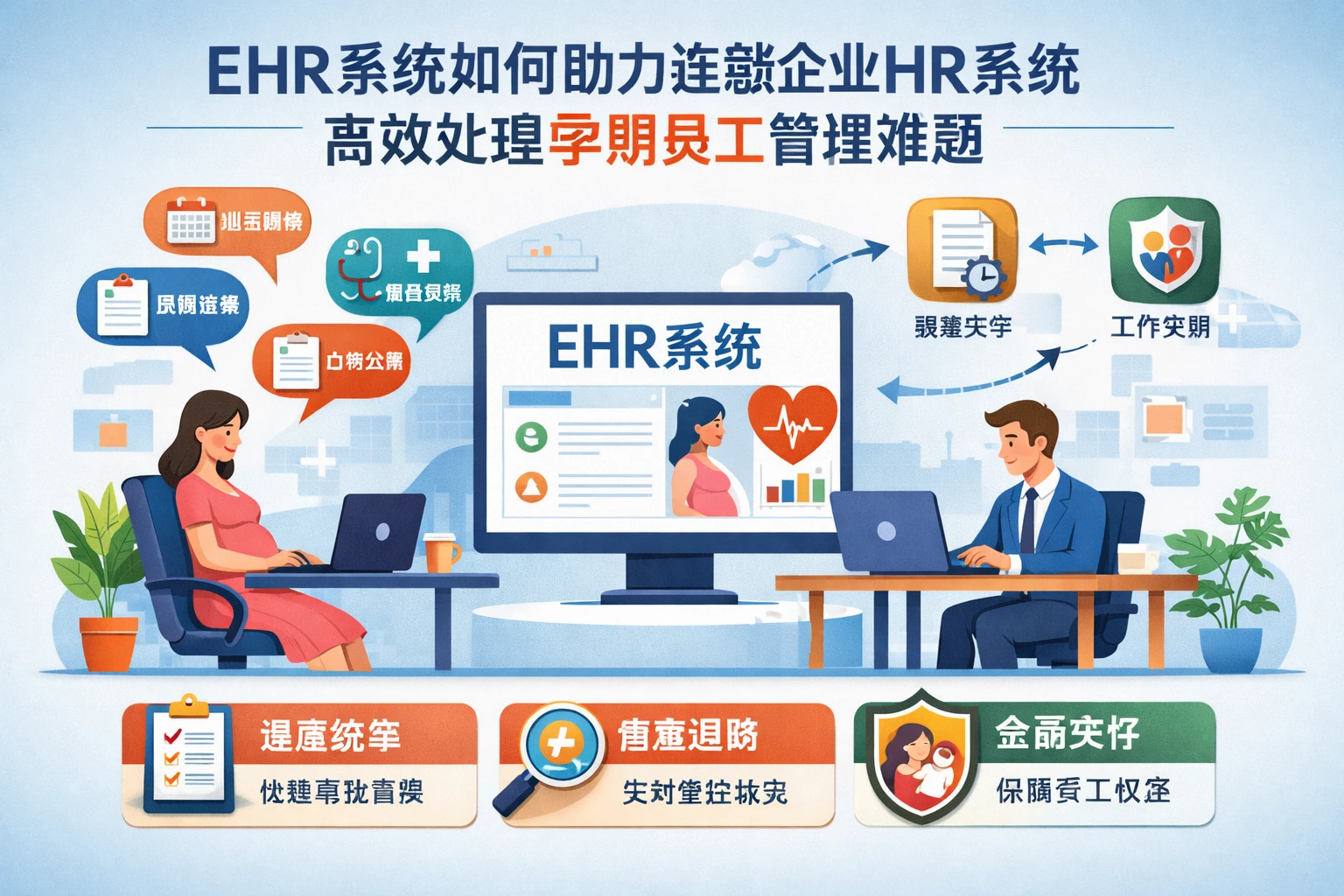 EHR系统如何助力连锁企业HR系统高效处理孕期员工管理难题