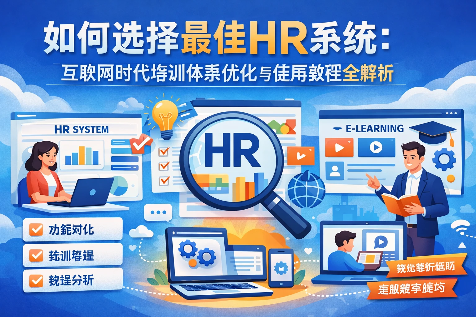 如何选择最佳HR系统：互联网时代培训体系优化与使用教程全解析