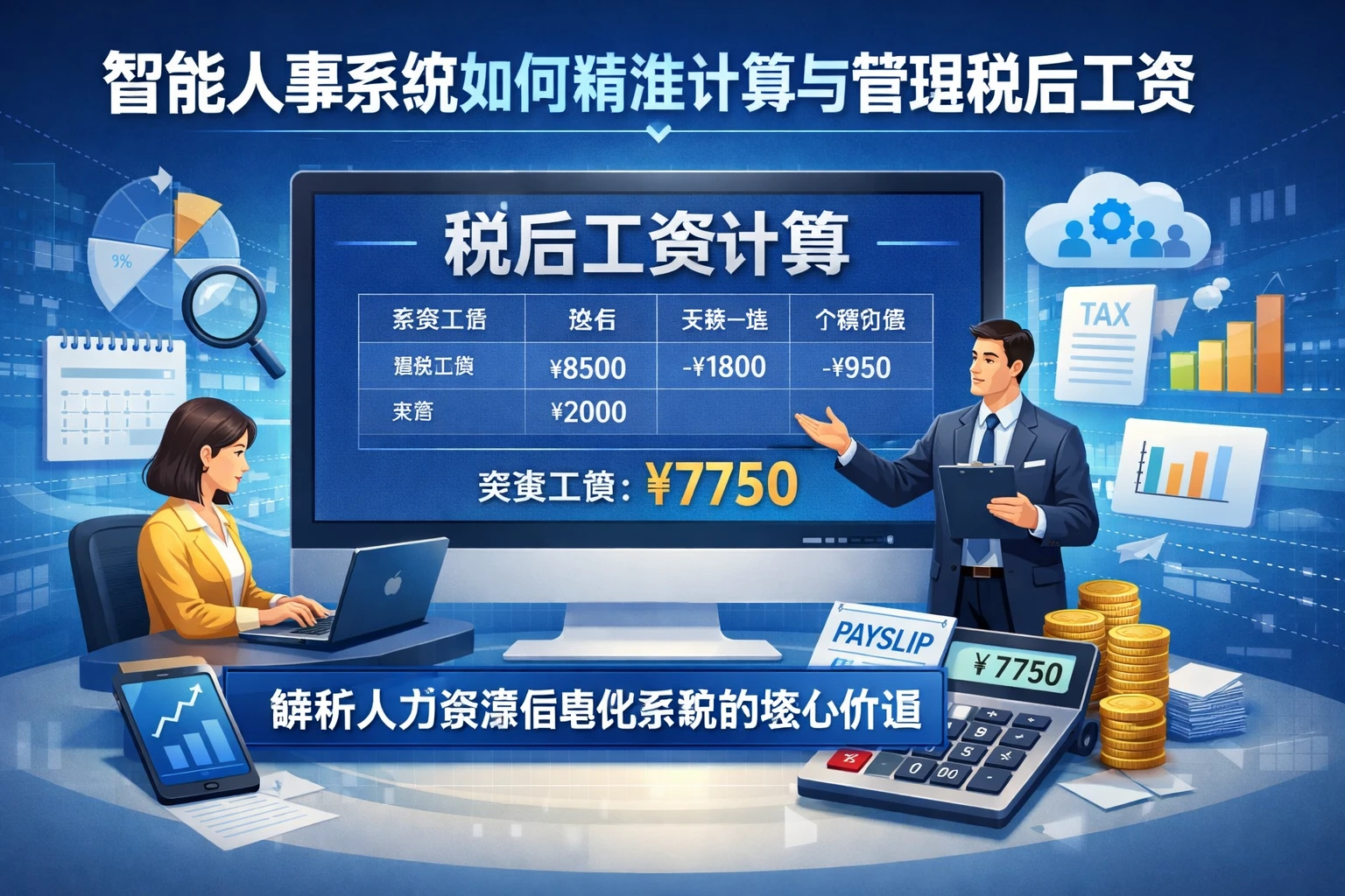 智能人事系统如何精准计算与管理税后工资——解析人力资源信息化系统的核心价值