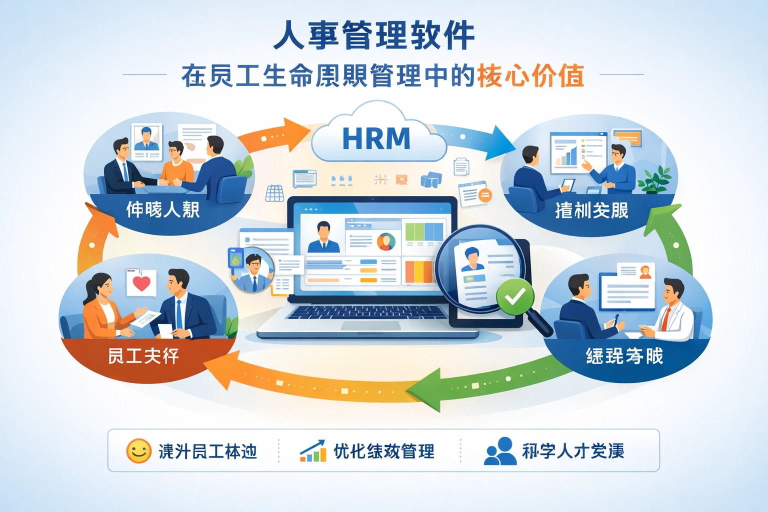人事管理软件在员工生命周期管理中的核心价值