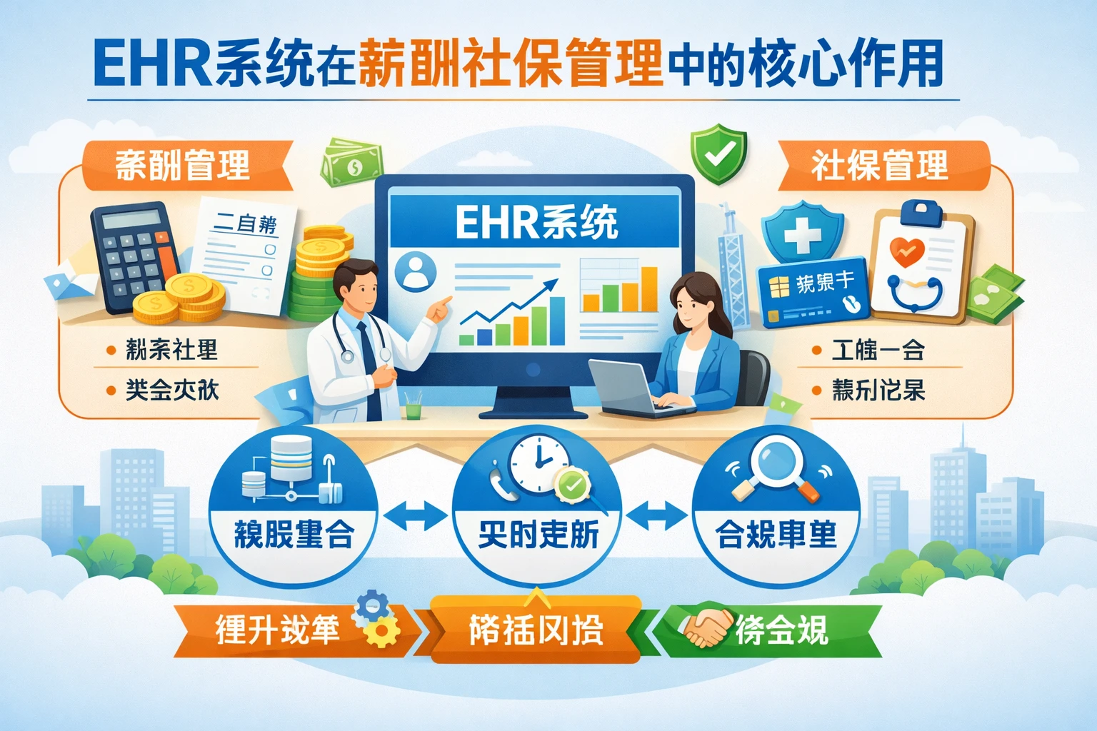EHR系统在薪酬社保管理中的核心作用