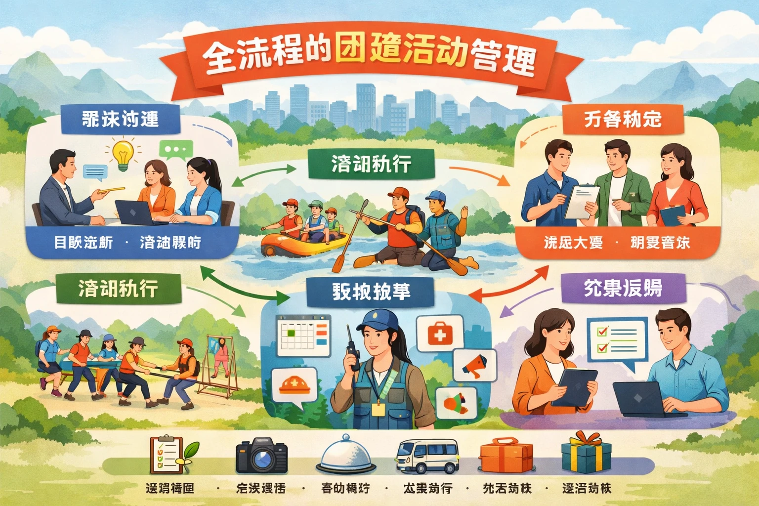 全流程的团建活动管理