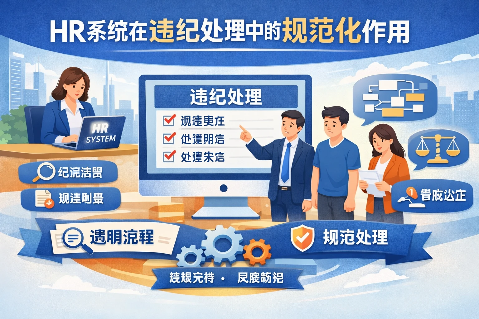 HR系统在违纪处理中的规范化作用