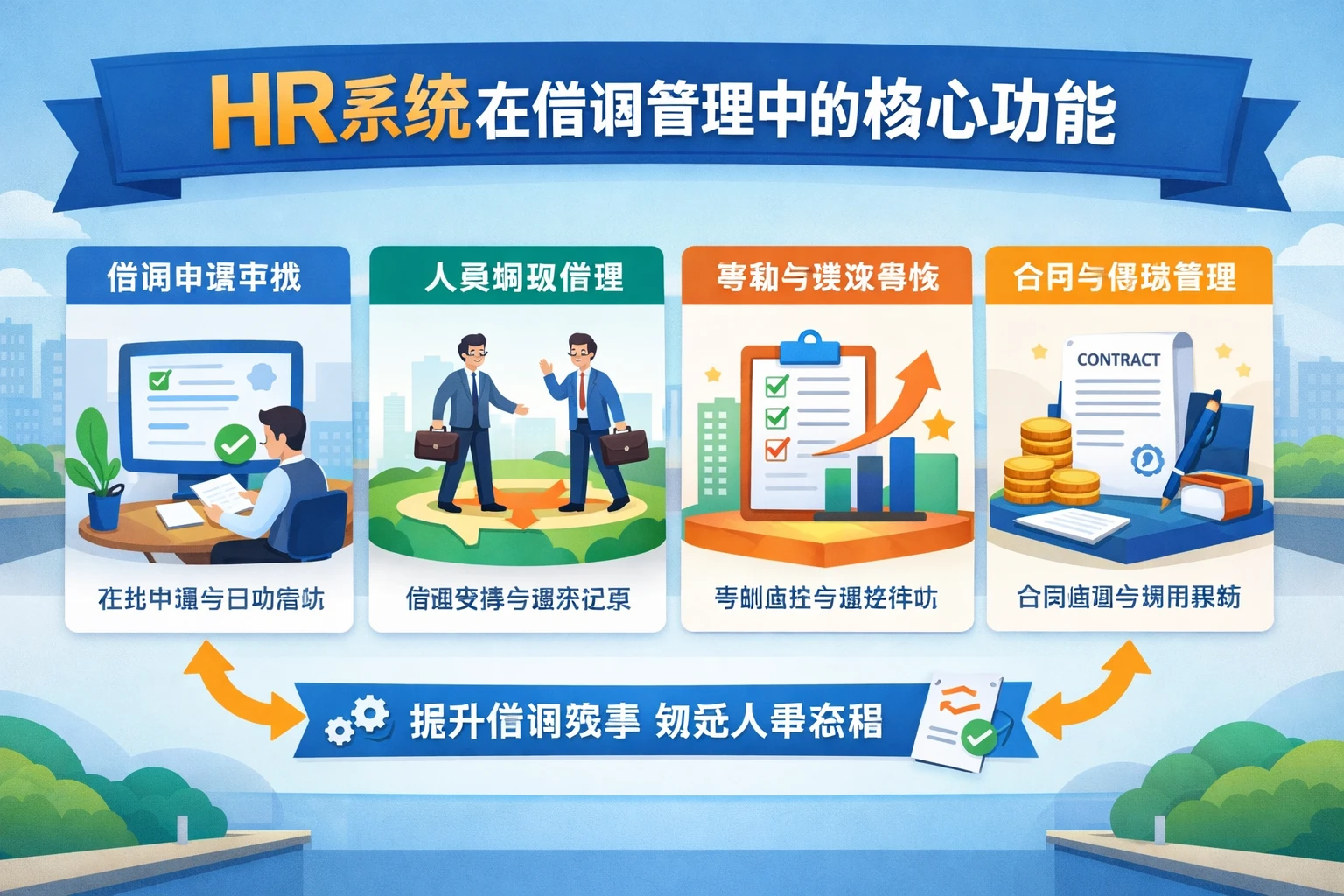 HR系统在借调管理中的核心功能