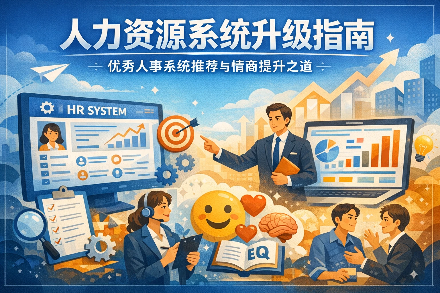 人力资源系统升级指南：优秀人事系统推荐与情商提升之道