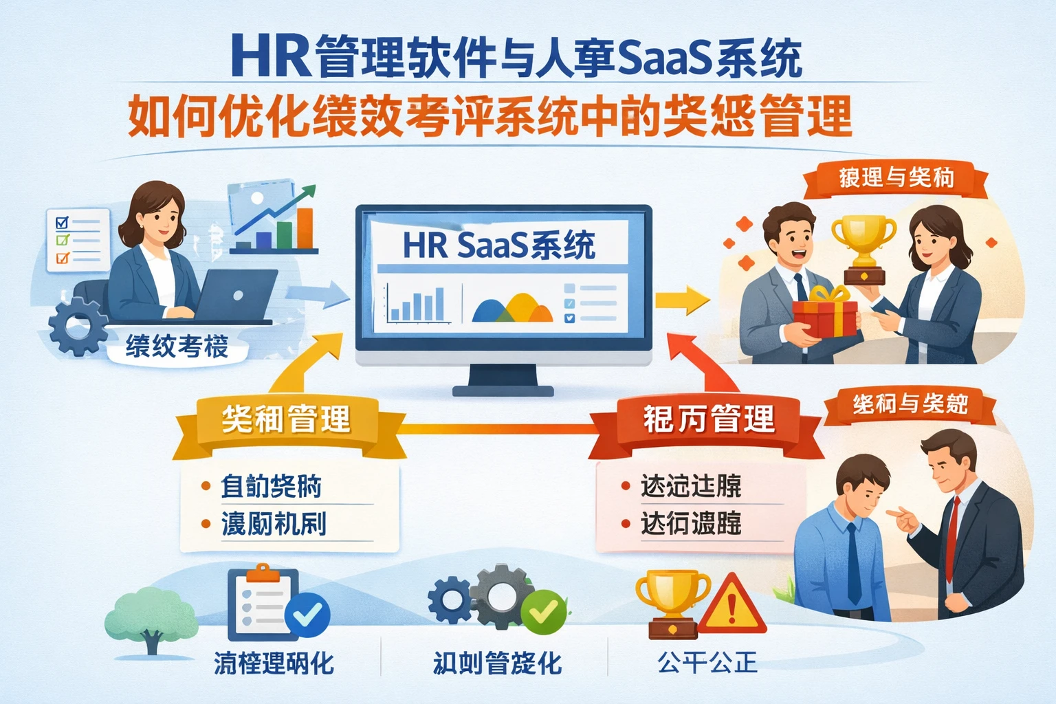 HR管理软件与人事SaaS系统如何优化绩效考评系统中的奖惩管理