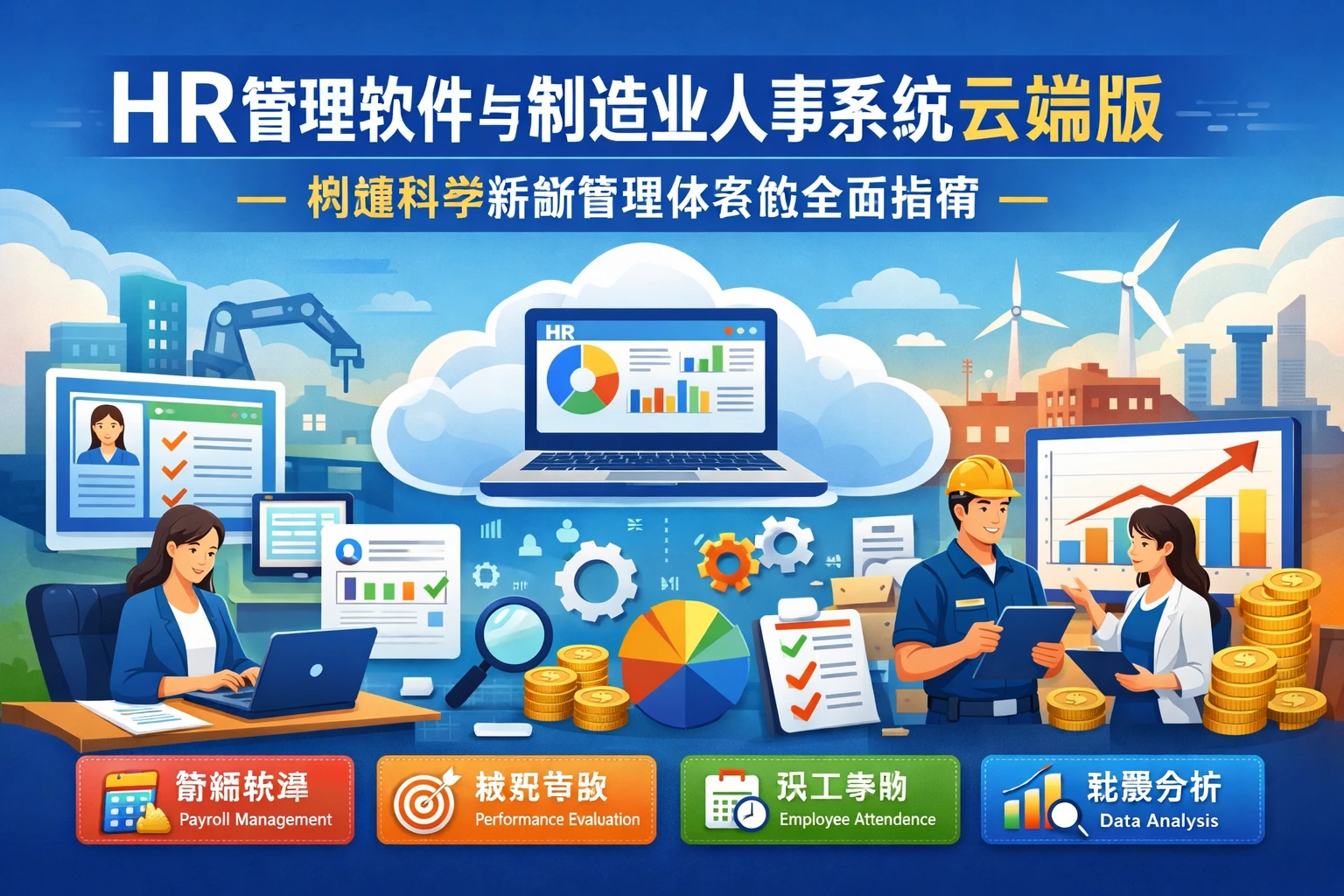 HR管理软件与制造业人事系统云端版：构建科学薪酬管理体系的全面指南