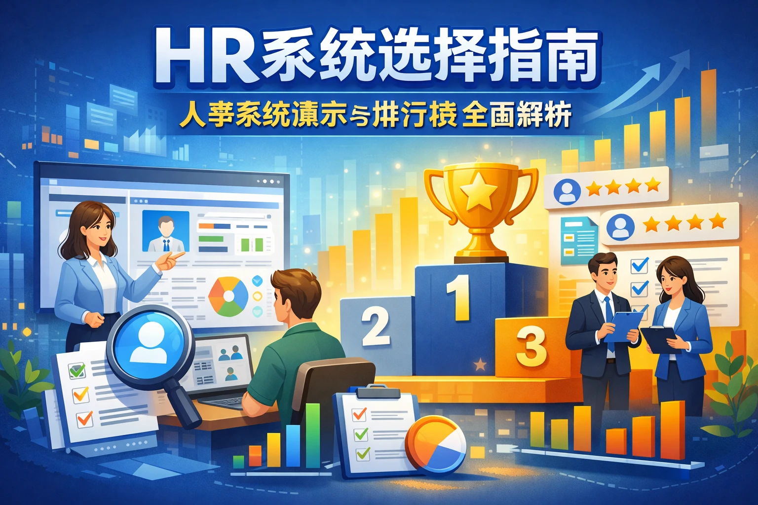 HR系统选择指南:人事系统演示与排行榜全面解析