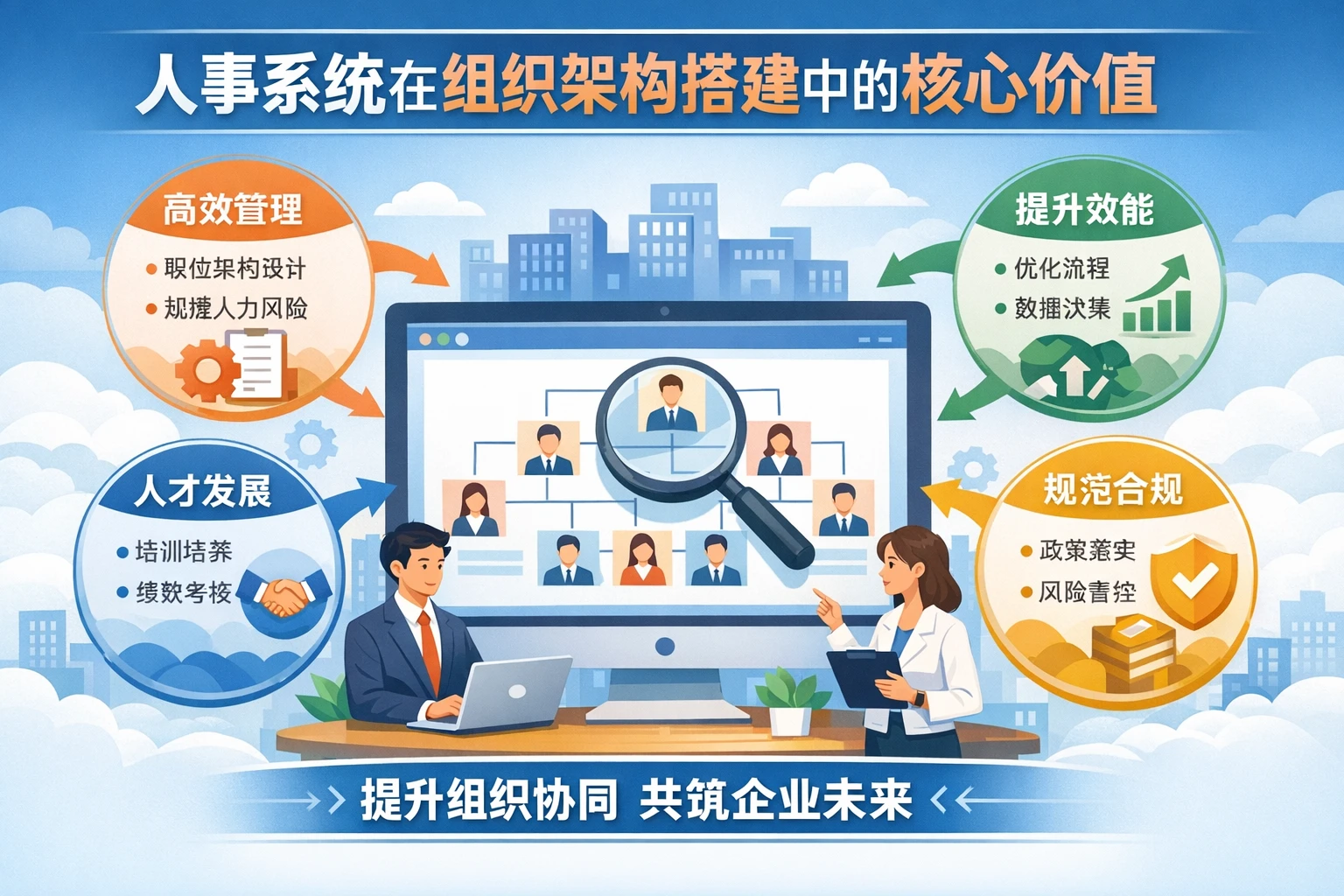 人事系统在组织架构搭建中的核心价值