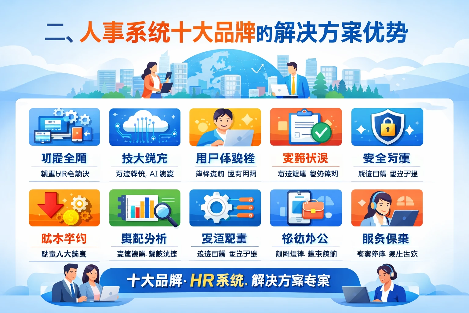 二、人事系统十大品牌的解决方案优势