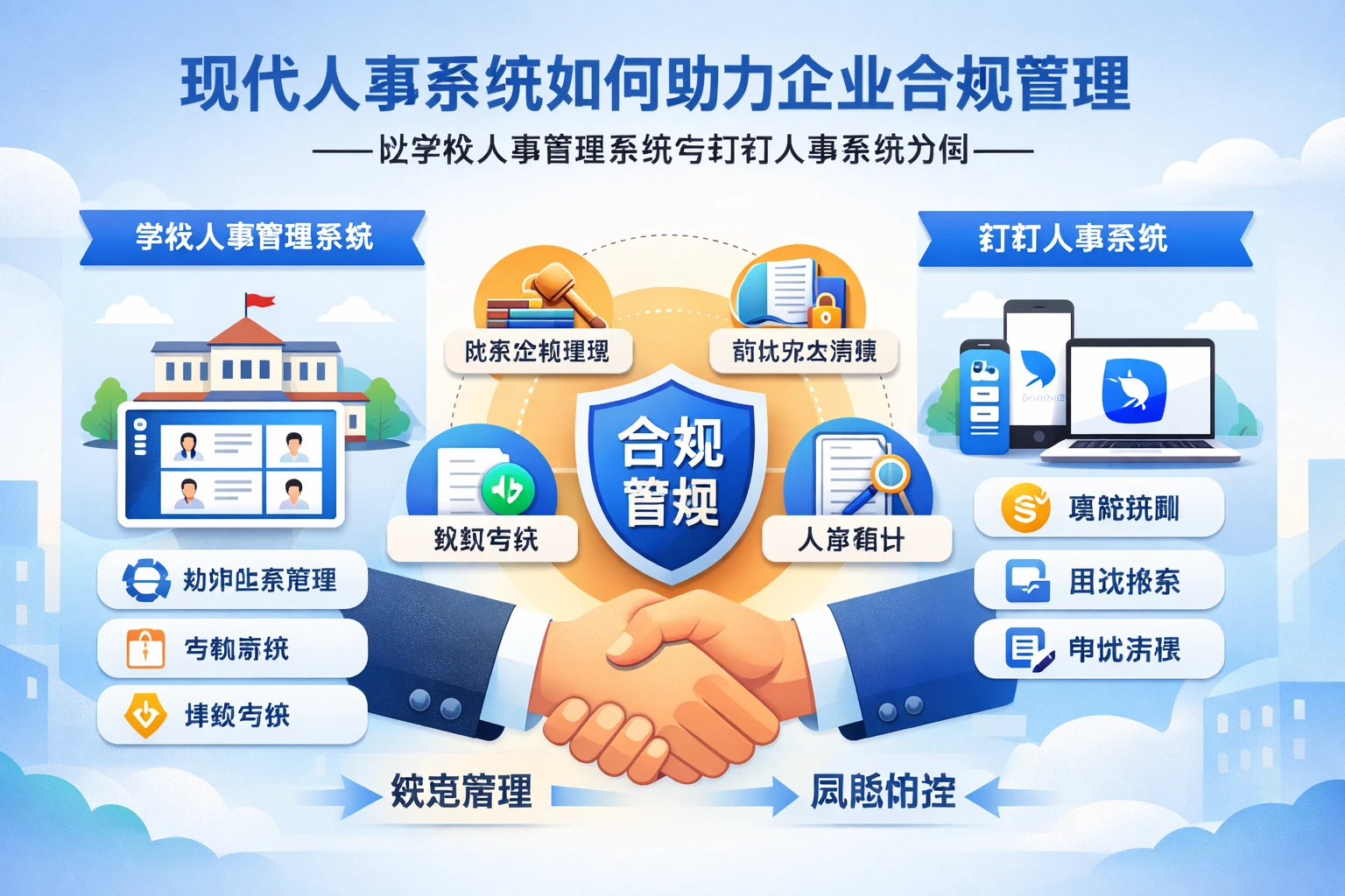现代人事系统如何助力企业合规管理——以学校人事管理系统与钉钉人事系统为例