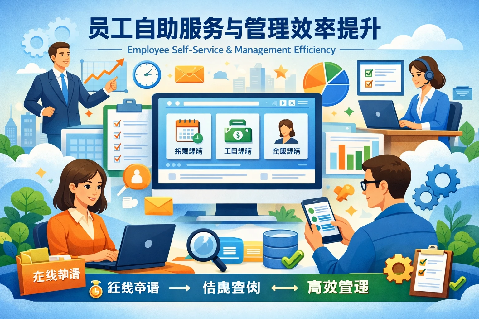 员工自助服务与管理效率提升