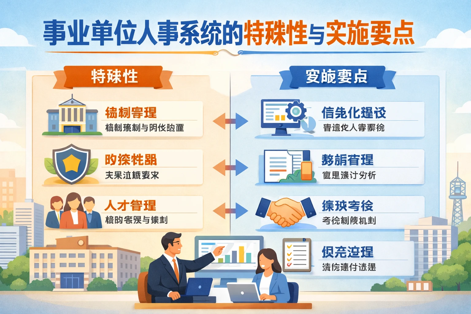 事业单位人事系统的特殊性与实施要点